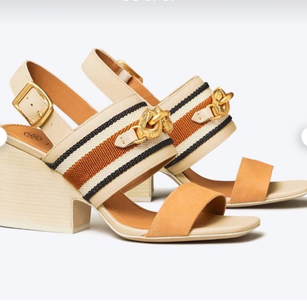 Tory Burch Jessa Block Heel Sandals